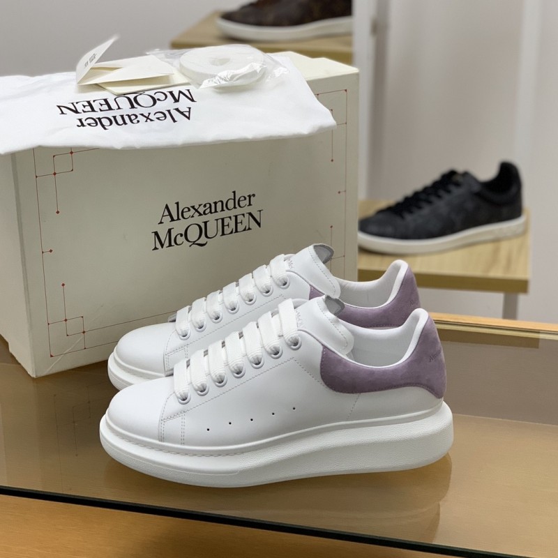 Ale*d*r M*Q*en MQ Lilac purple velvet tail Sneakers
