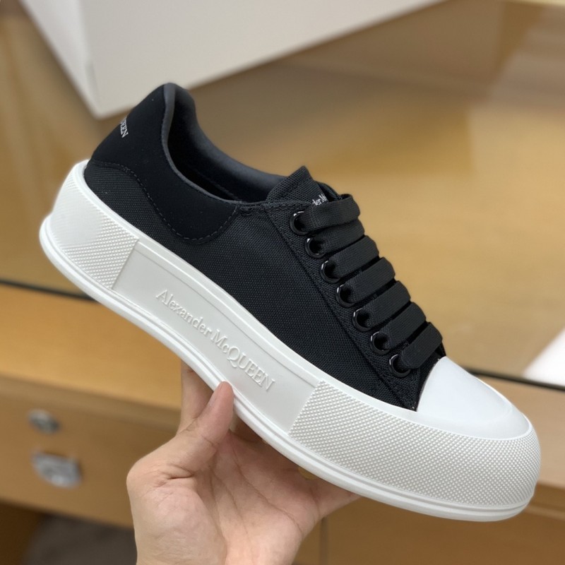 Ale*d*r M*Q*en MQ Black velvet tail Sneakers