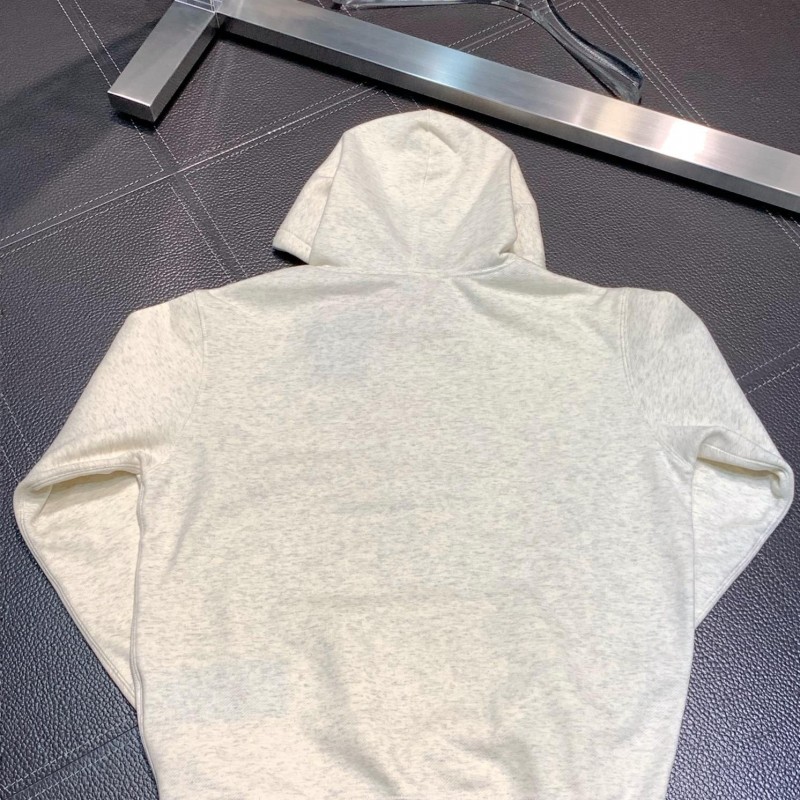 Pra*a fleece hooded sweatshirt