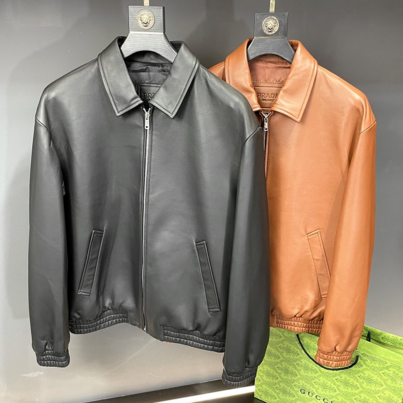 Pra*a Paris catwalk style leather jacket