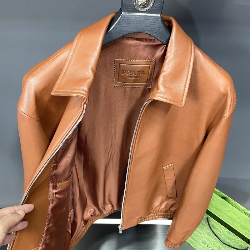 Pra*a Paris catwalk style leather jacket