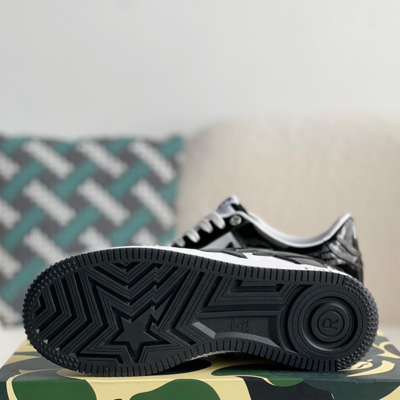 A BATHING APE Mens BAPE STA LOW SNEAKER