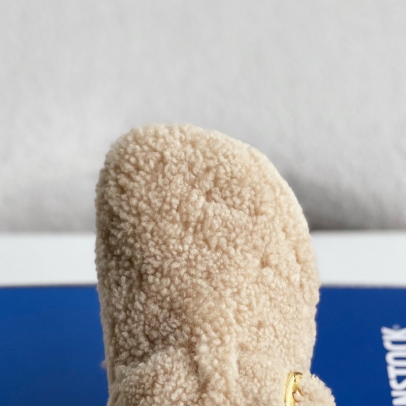 Birkenstock wool slippers