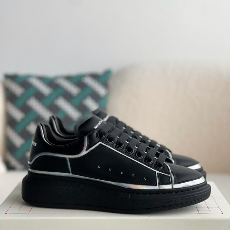 Ale*d*r M*Q*en MQ golden cowhide tail Air cushion bottom Sneakers
