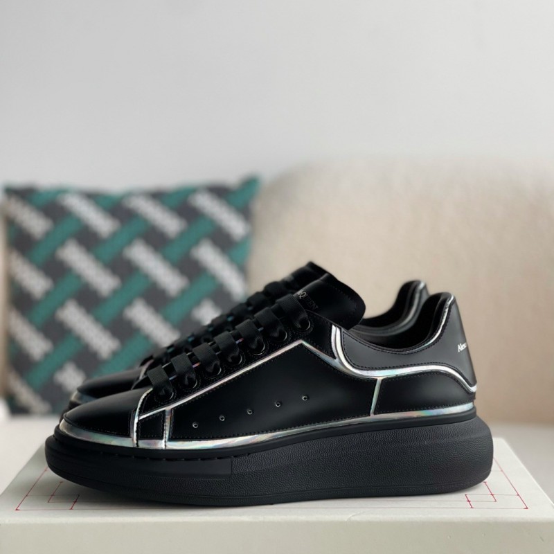 Ale*d*r M*Q*en MQ golden cowhide tail Air cushion bottom Sneakers