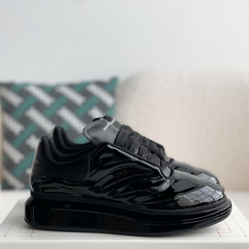 Ale*d*r M*Q*en MQ golden cowhide tail Air cushion bottom Sneakers