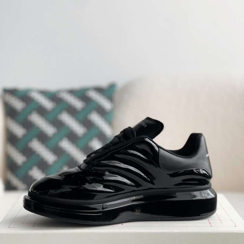 Ale*d*r M*Q*en MQ golden cowhide tail Air cushion bottom Sneakers