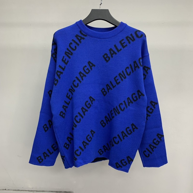 Ba*len*cia*ga letter sweater