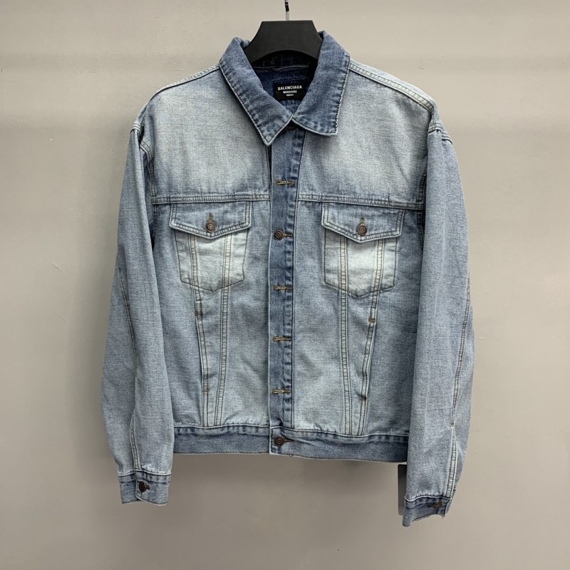 Ba*len*cia*ga reverse denim jacket