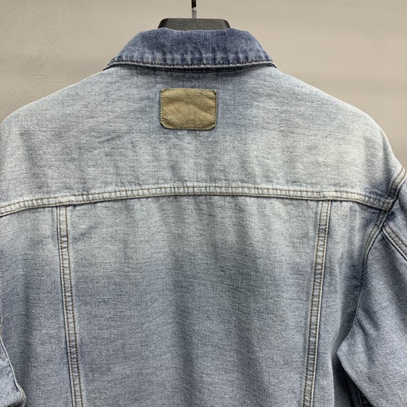 Ba*len*cia*ga reverse denim jacket