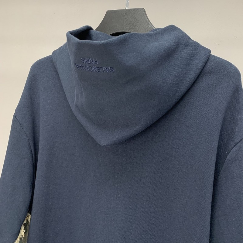 Ba*len*cia*ga patchwork denim jacket