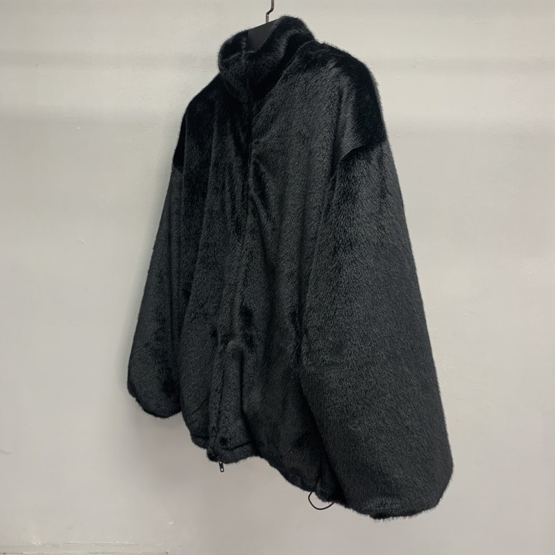 Ba*len*cia*ga embroidered fur jacket