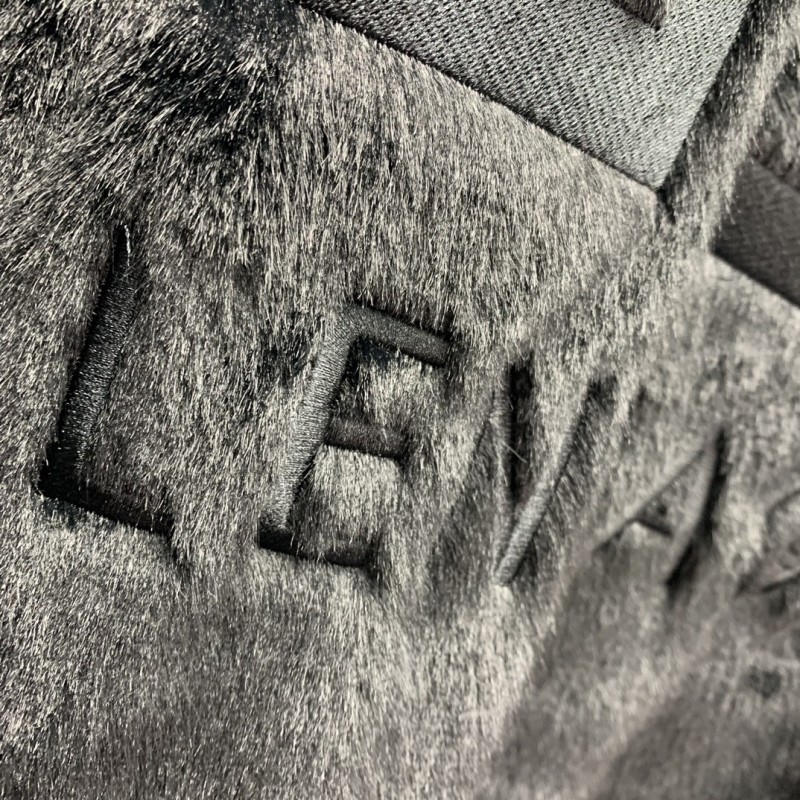 Ba*len*cia*ga embroidered fur jacket