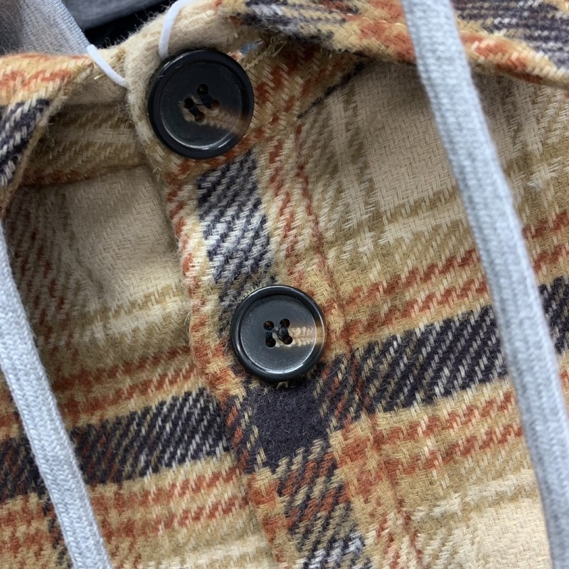 Ba*len*cia*ga flannel plaid shirt jacket