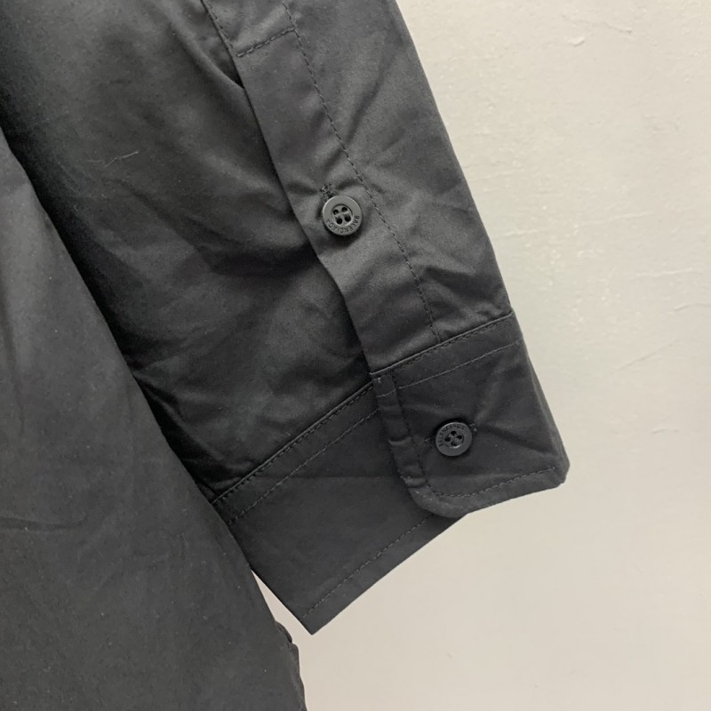 Ba*len*cia*ga blurred lettering long sleeve shirt