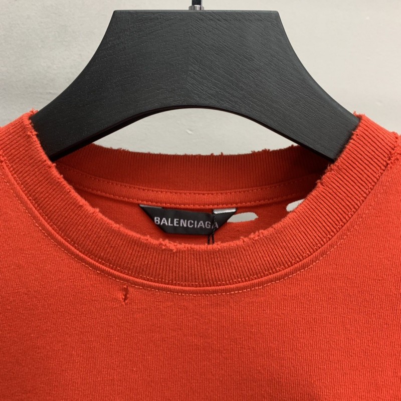 Ba*len*cia*ga signature worn T-shirt