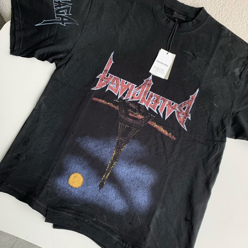 Ba*len*cia*ga Reflection Tower T-shirt