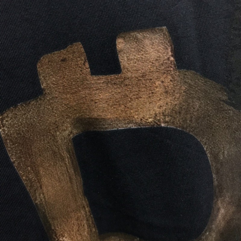 Ba*len*cia*ga BB Industrial Cement Painted T-Shirt