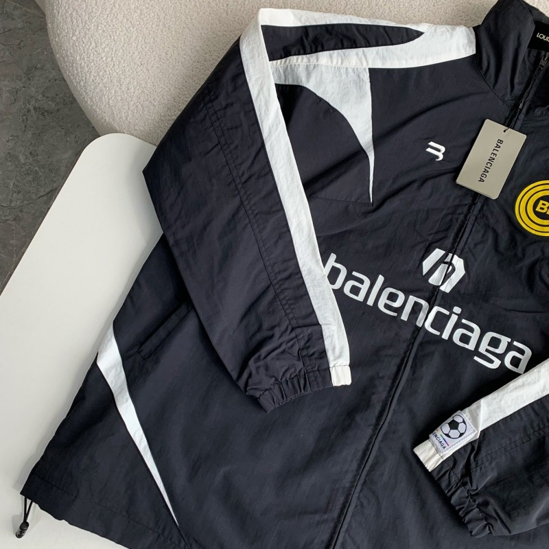 Ba*len*cia*ga patchwork team jacket