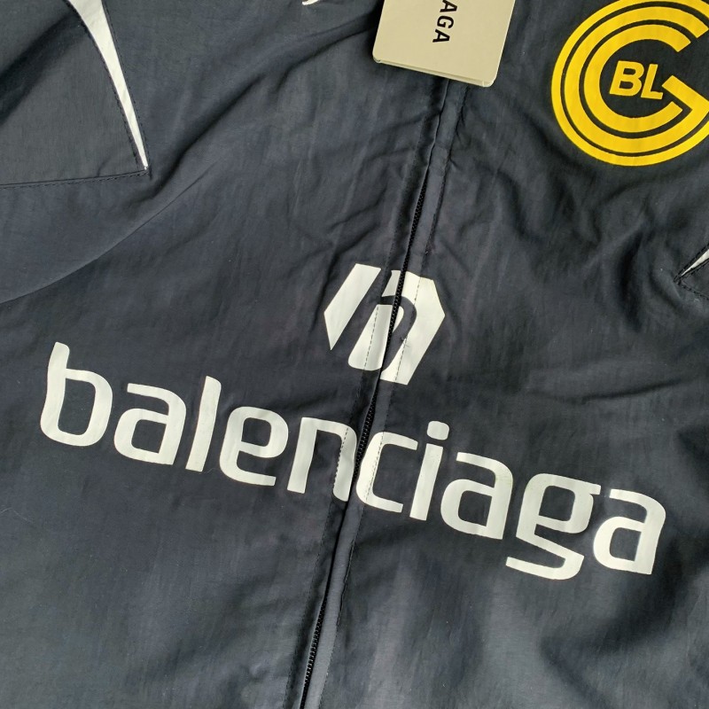 Ba*len*cia*ga patchwork team jacket