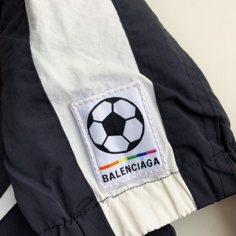 Ba*len*cia*ga patchwork team jacket