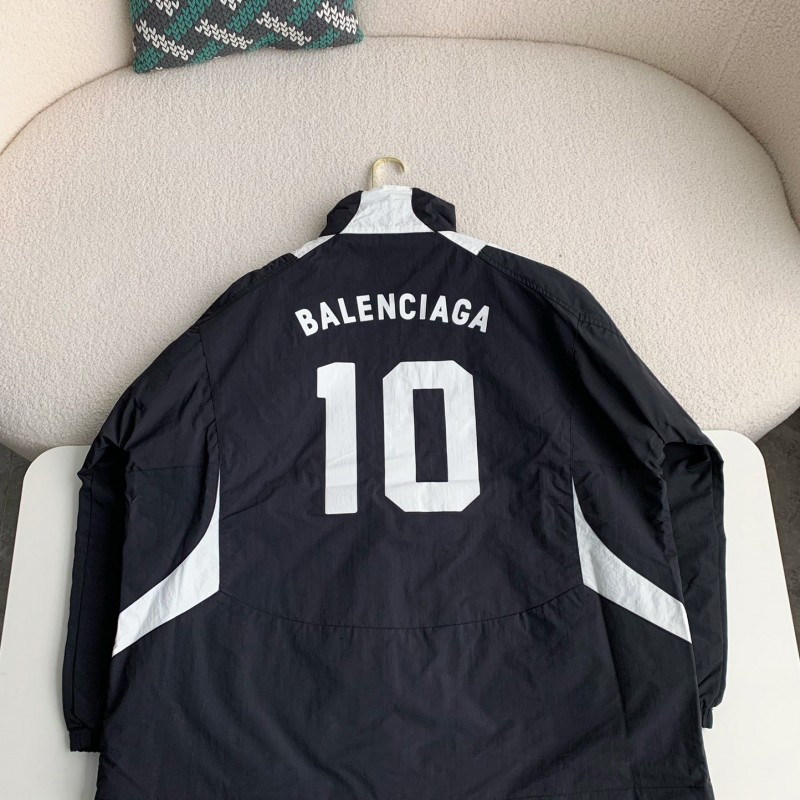 Ba*len*cia*ga patchwork team jacket