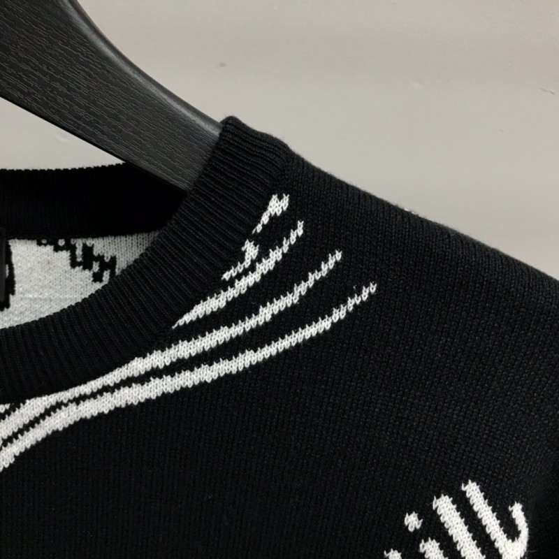 Ba*len*cia*ga letter sweater