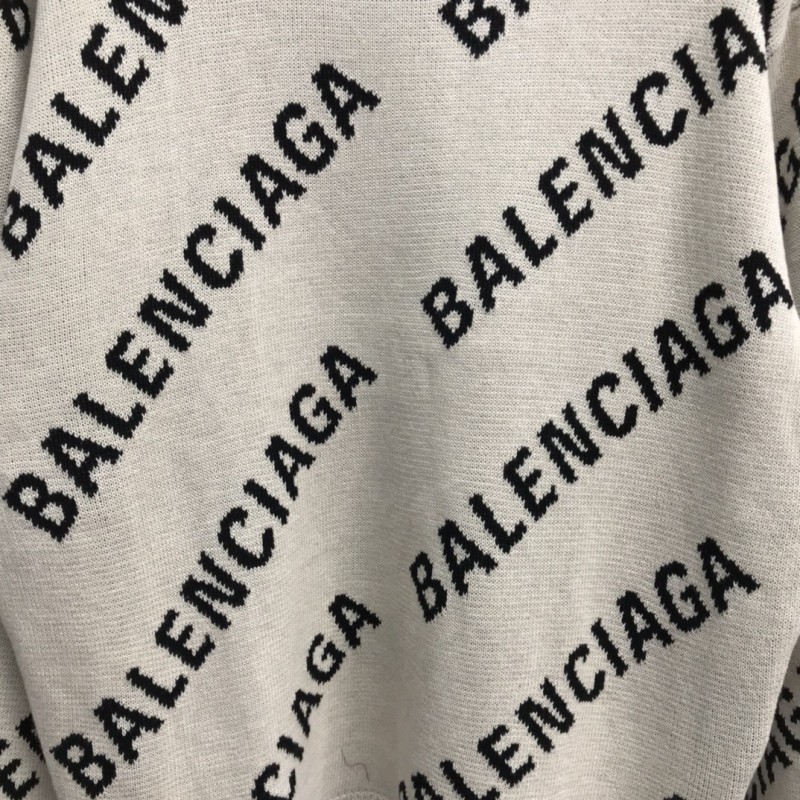 Ba*len*cia*ga letter sweater