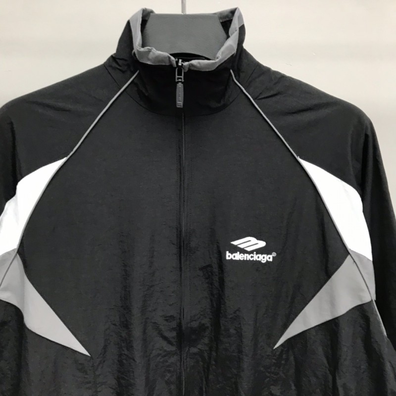 Ba*len*cia*ga sports patchwork jacket