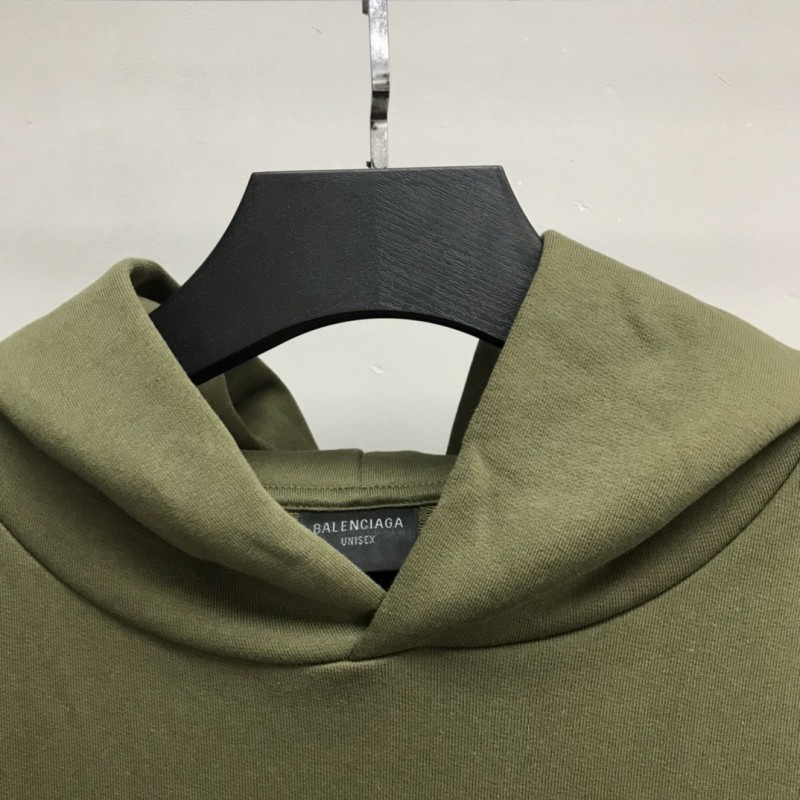 Ba*len*cia*ga cola lettered hoodie