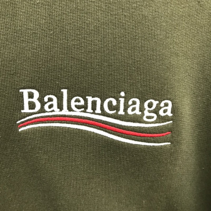 Ba*len*cia*ga cola lettered hoodie