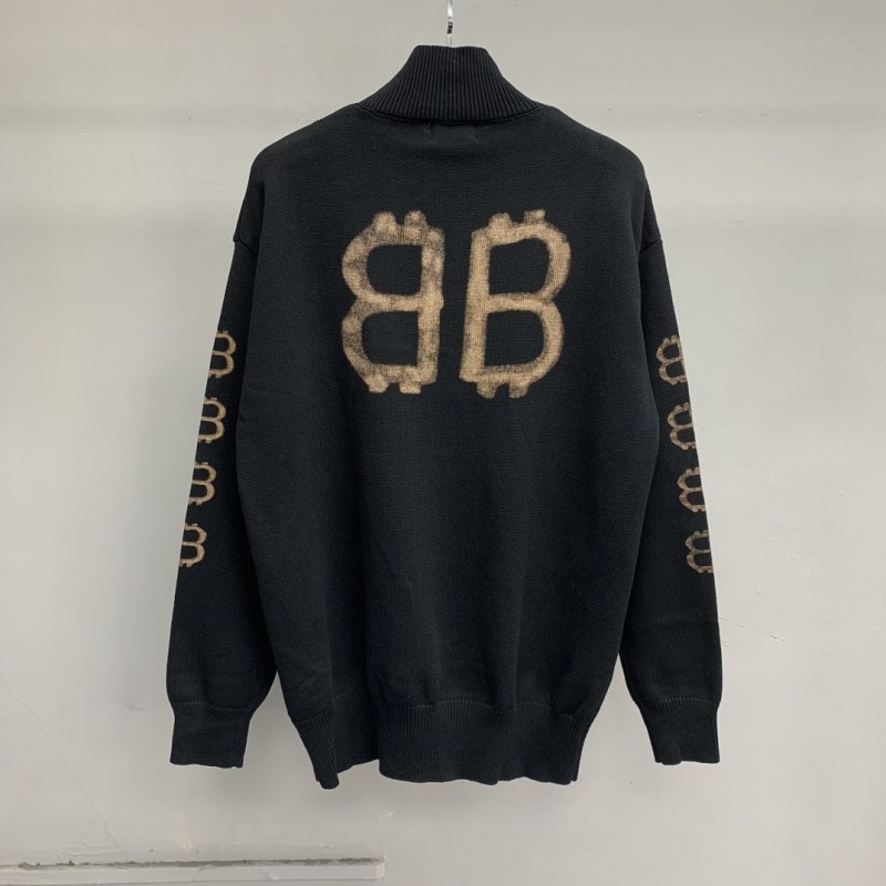 Ba*len*cia*ga Bitcoin turtleneck sweater