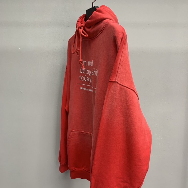 Ba*len*cia*ga lettered washed sweatshirt