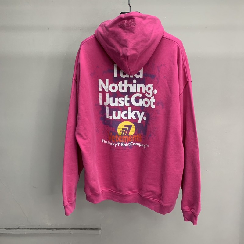 Ba*len*cia*ga Lucky hooded sweatshirt