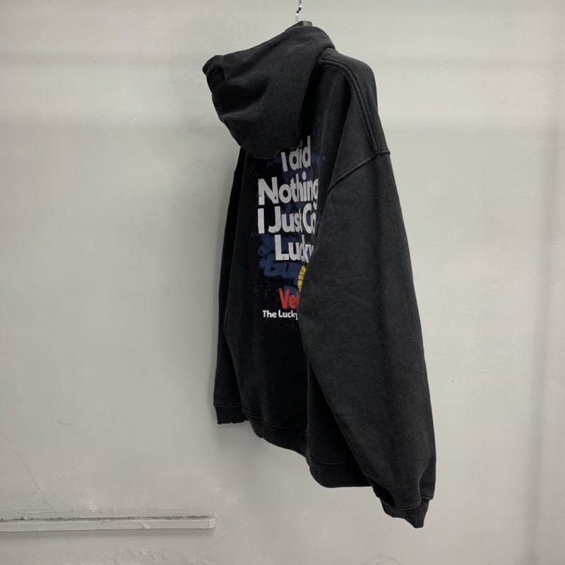 Ba*len*cia*ga Lucky hooded sweatshirt