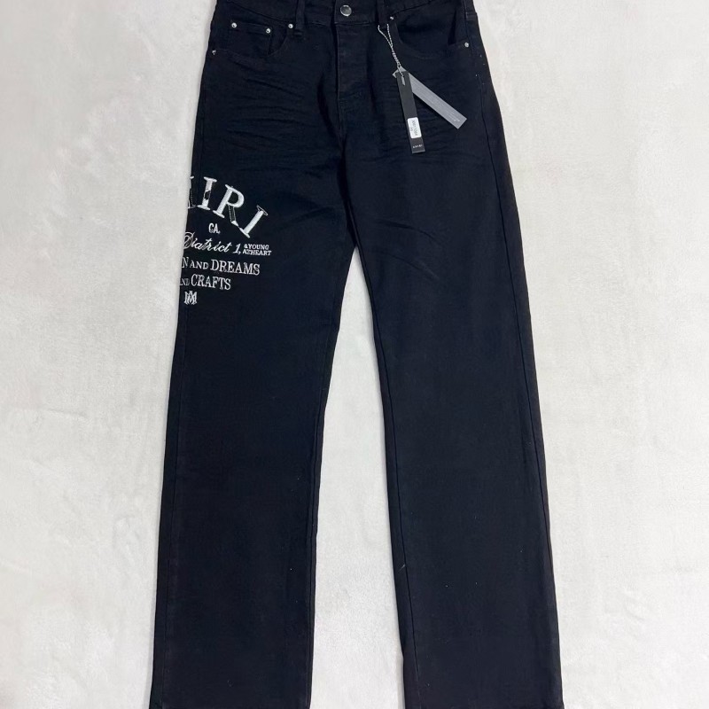 Amiri slim fit petite straight jeans