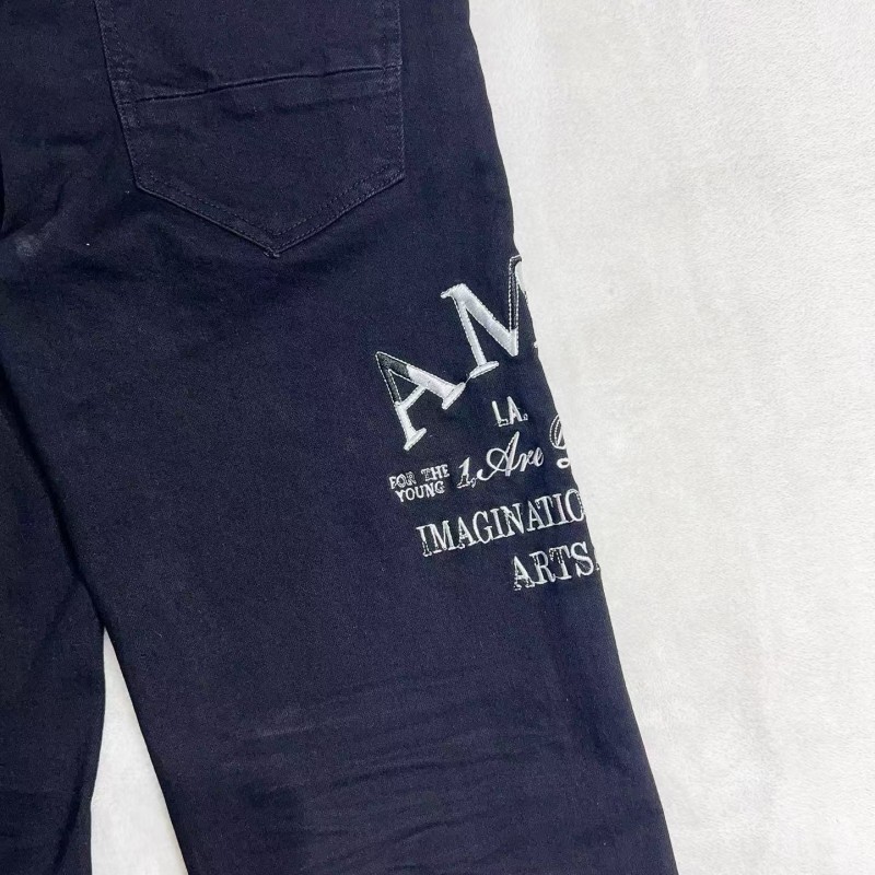 Amiri slim fit petite straight jeans