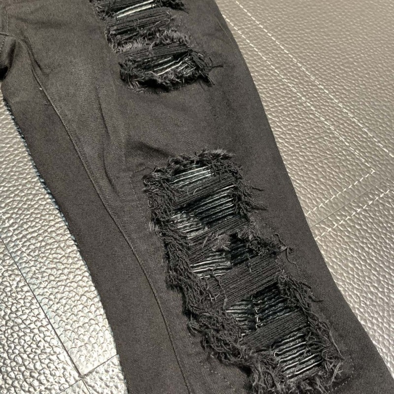 Amiri slim fit petite straight jeans