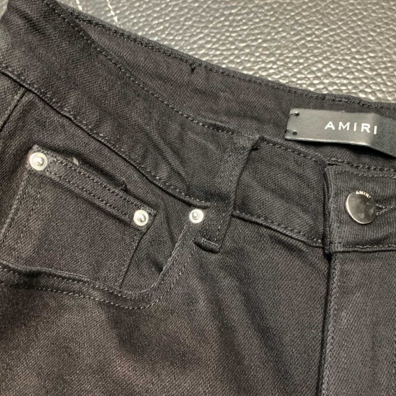 Amiri slim fit petite straight jeans