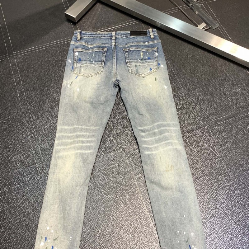 Amiri slim fit petite straight jeans