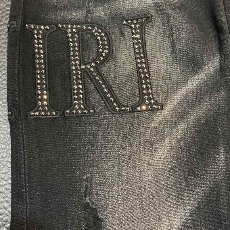 Amiri slim fit petite straight jeans