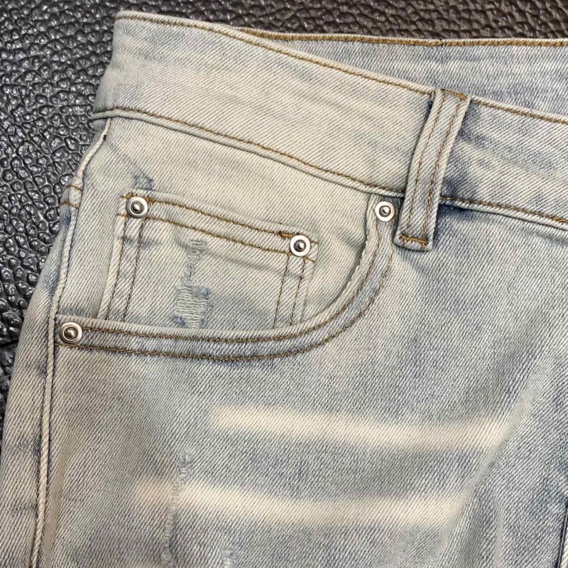 Amiri slim fit petite straight jeans