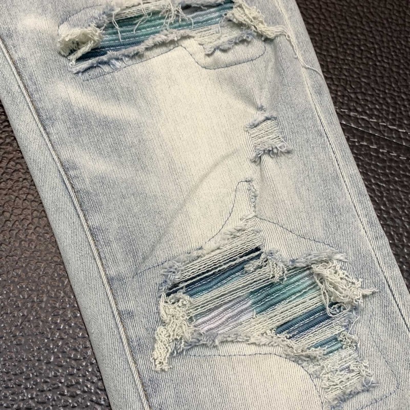 Amiri slim fit petite straight jeans