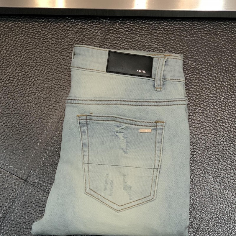 Amiri slim fit petite straight jeans