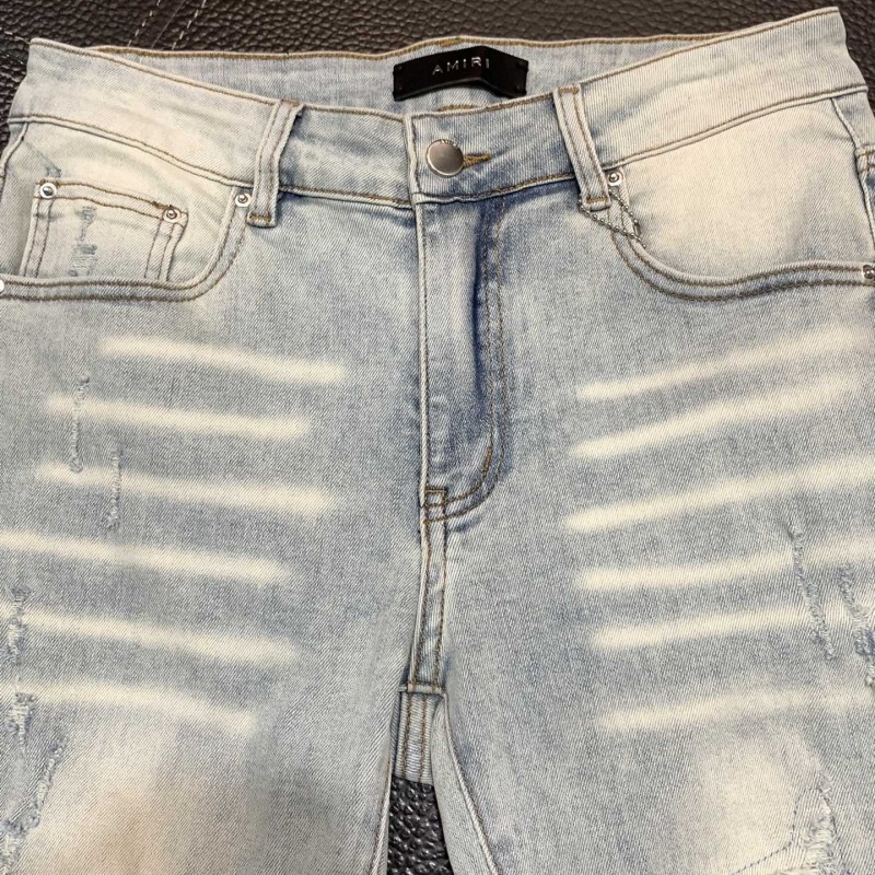 Amiri slim fit petite straight jeans