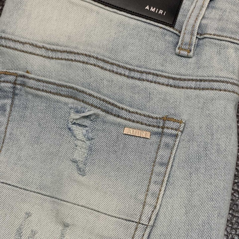 Amiri slim fit petite straight jeans