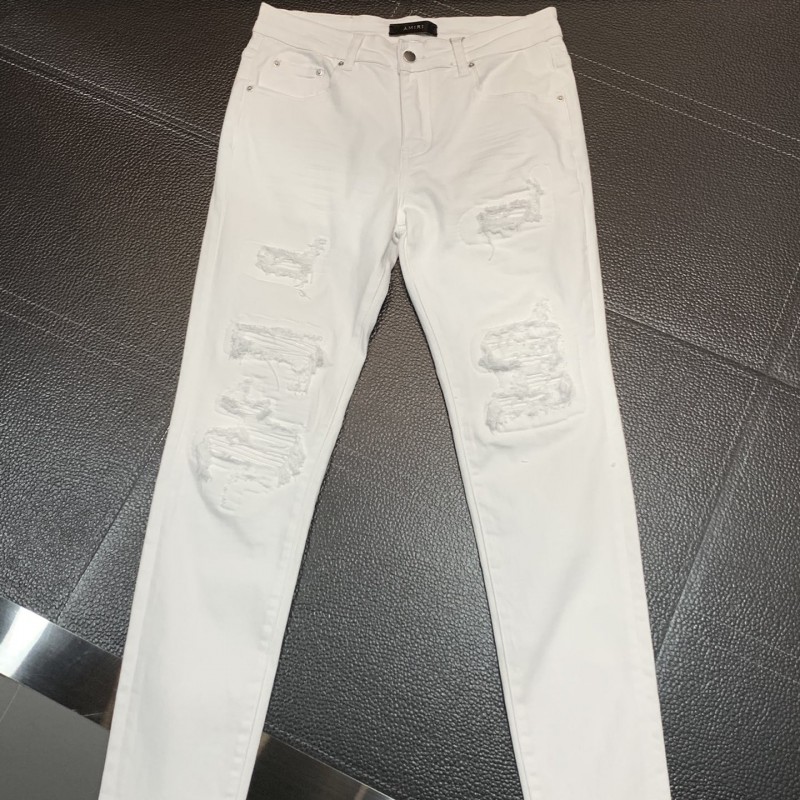Amiri slim fit petite straight jeans