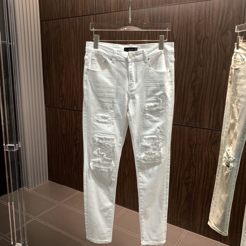 Amiri slim fit petite straight jeans