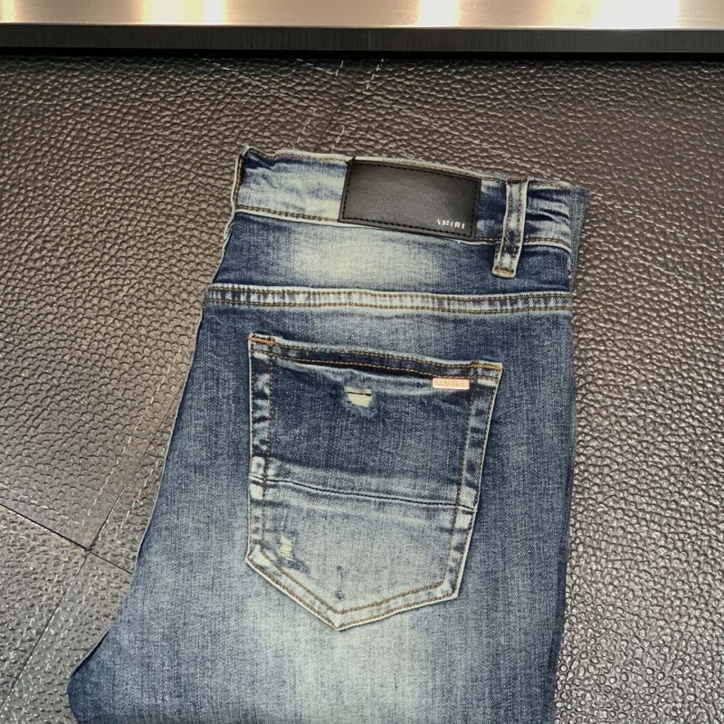Amiri slim fit petite straight jeans