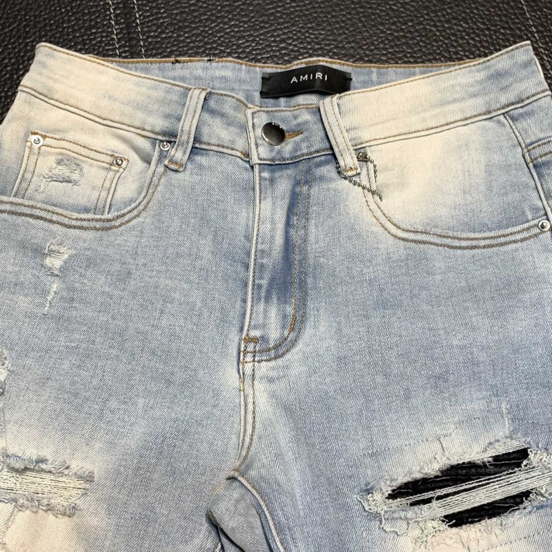 Amiri slim fit petite straight jeans